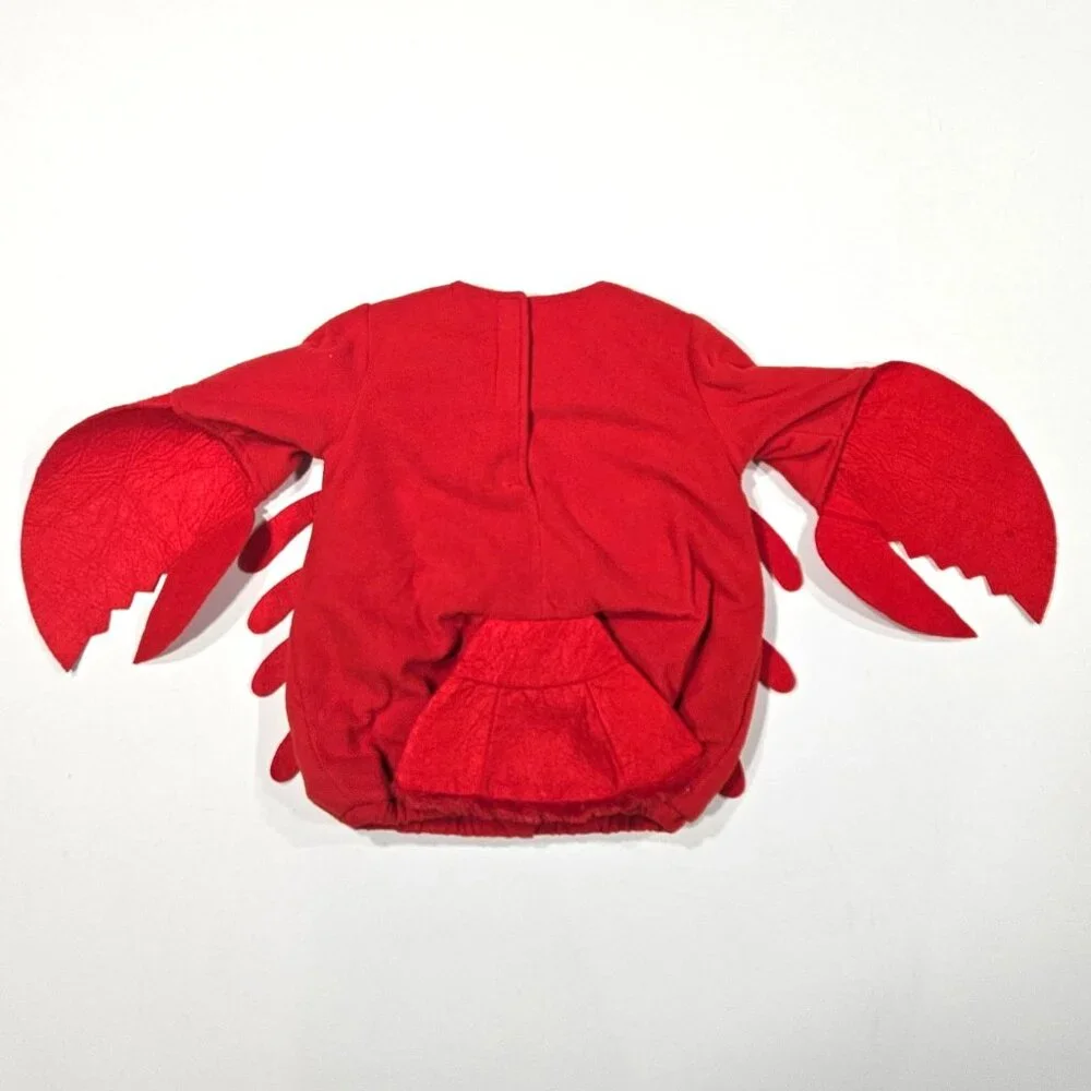 Pottery Barn Kids Lobster Costume Red Toddler 2T/3T (Missing Hat) - Picture 2 of 6